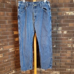 Wrangle vintage 90s plus size mom jeans straight leg high waist no stretch